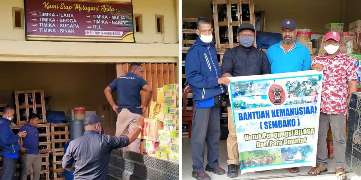 keuskupan-timika-kirim-bantuan-sembako-ke-pengungsi-di-bilogai